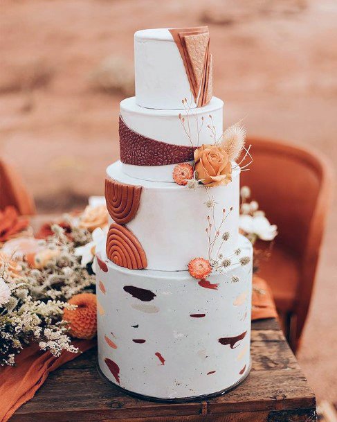 Gorgeous Fall Wedding Cakes Women