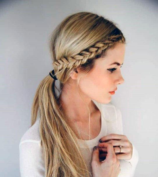 Gorgeous Golden Crown Braided Hairstyle Women