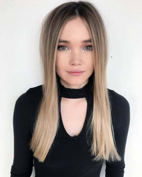 Gorgeous Hairstyle For Women Long Hair Round Face Sexy Modern