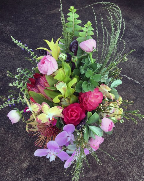 Gorgeous Hawaiian Wedding Flowers