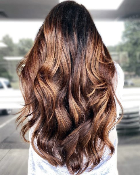 Gorgeous Hazelbut Wavy Modern Hairstyle Women