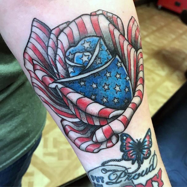 77 American Flag Tattoo Ideas To Show Your Patriotism