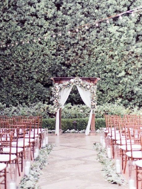 Gorgeous Rustic Greenery Outdoor Wedding Stunning Arch