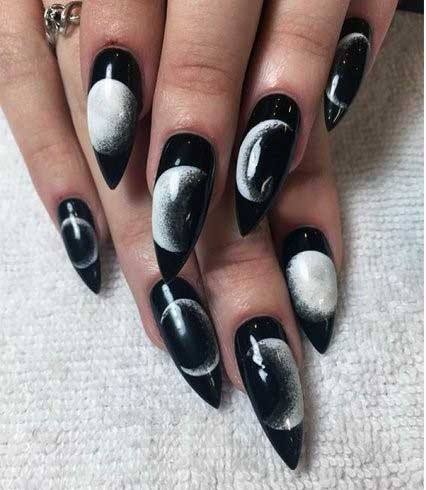 Gorgeous Stages Of Moon On Nails Women