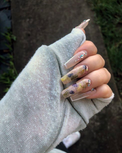 Gorgeous Transparent Nails For Women