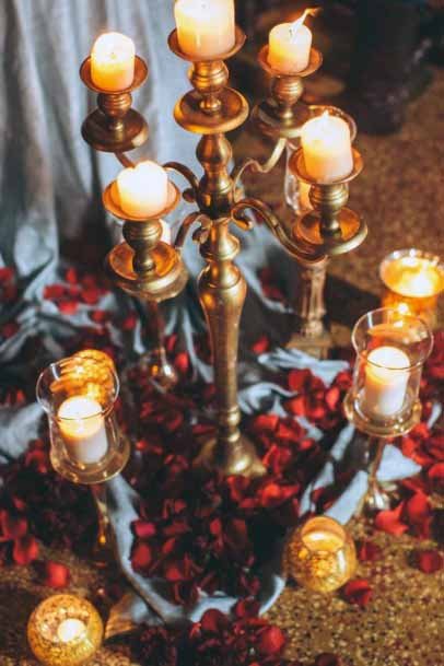 Gothic Candle Stand Wedding Decor