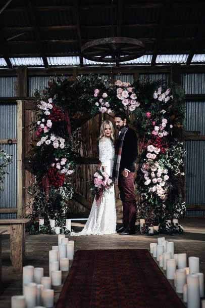 Gothic Dais Wedding Decor