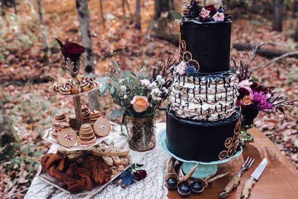 Gothic Dessert Table Wedding Decor