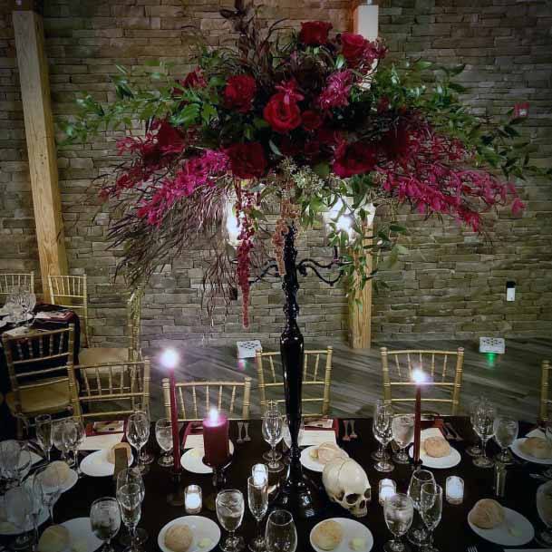 Gothic Dining Arena Wedding Decor