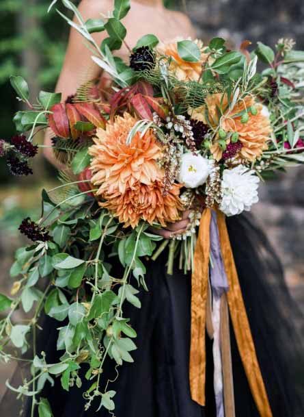 Gothic Floral Bouqet Wedding Decor