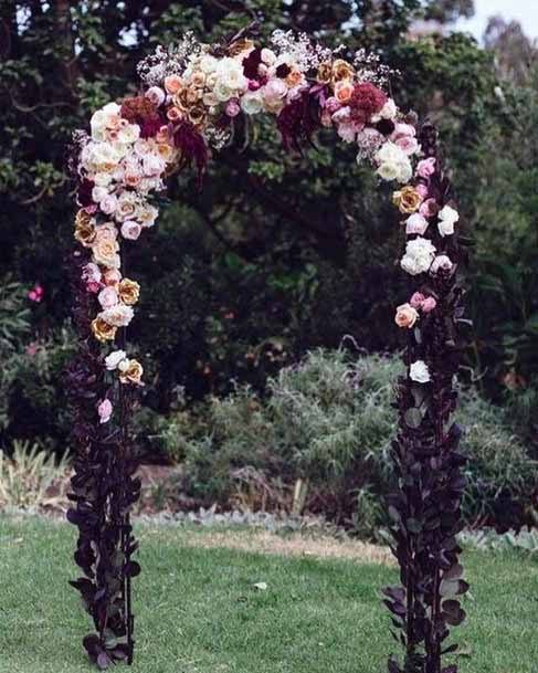 Gothic Flower Arch Wedding Decor Trends