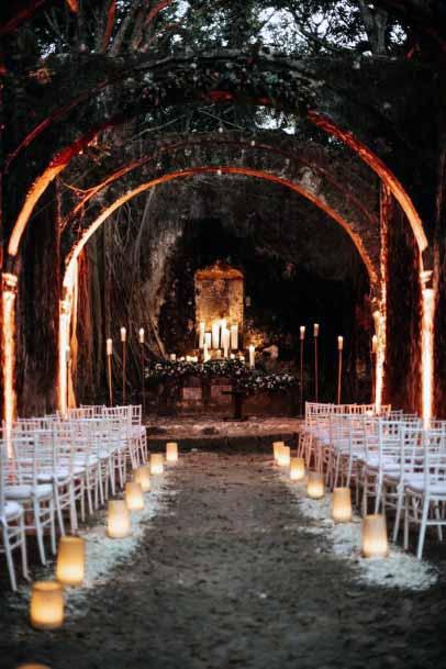 Gothic Welcome Arch Weddding Decor