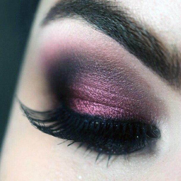 Grape Red And Brown Eyeshadow Women