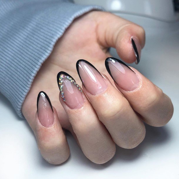 Great Almond French Nails For Women