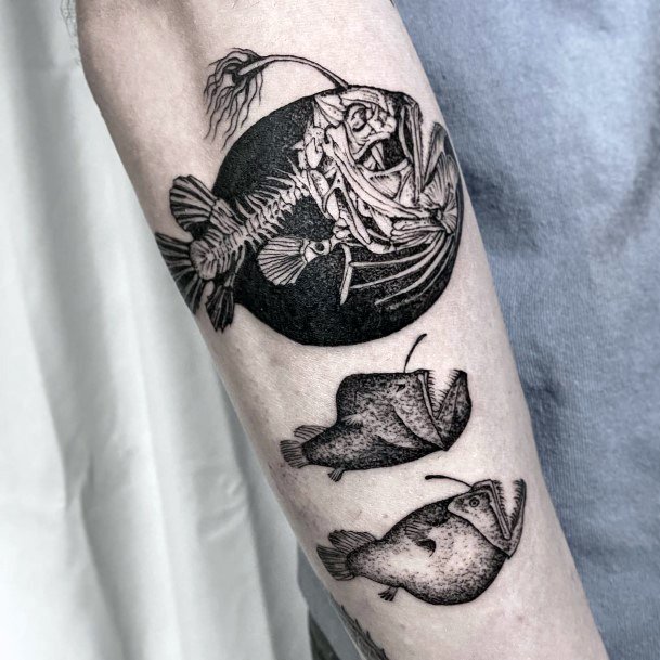 Great Anglerfish Tattoos For Women