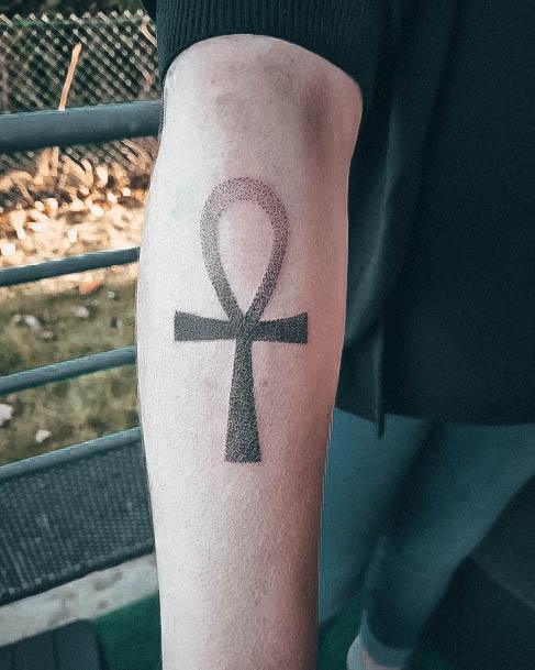 Great Ankh Tattoos For Women