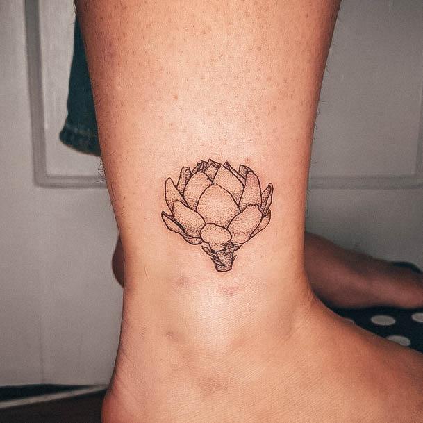 Great Artichoke Tattoos For Women