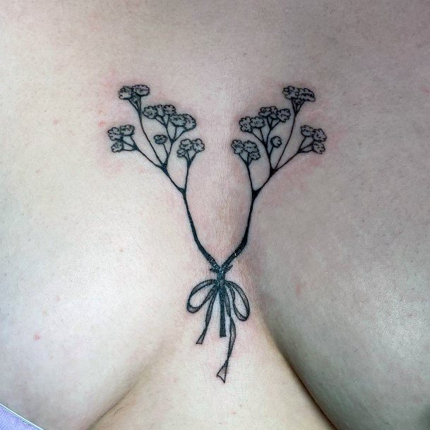 Great Babys Breath Tattoos For Women