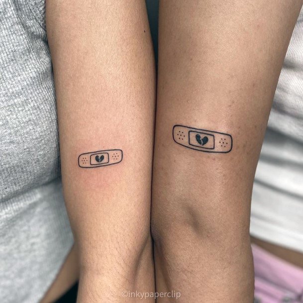 Great Bandaid Tattoos For Women