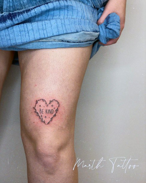 Great Be Kind Tattoos For Women