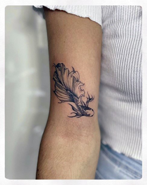 Great Betta Fish Tattoos For Women