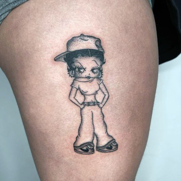 Great Betty Bop Tattoos For Women