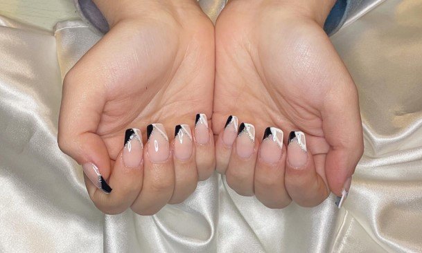 Great Black And White Nails For Women