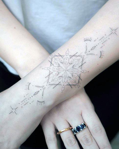 Great Black Ink Tattoos For Women