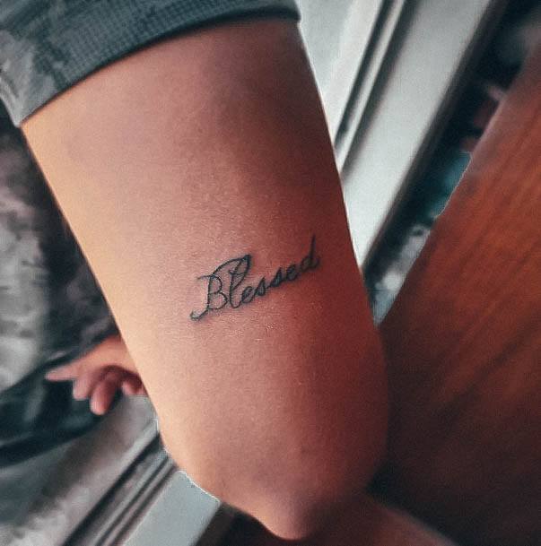 Great Blessed Tattoos For Women