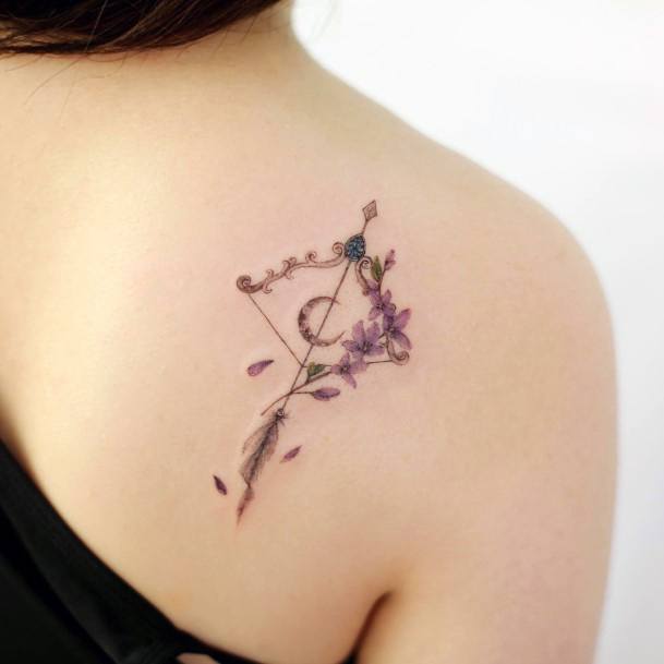 Great Bow And Arrow Tattoos For Women