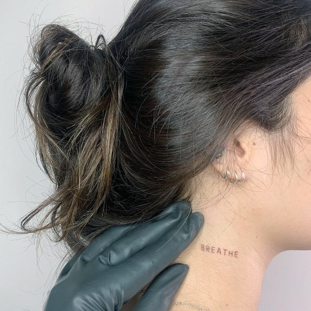 Great Breathe Tattoos For Women