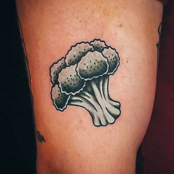 Great Broccoli Tattoos For Women