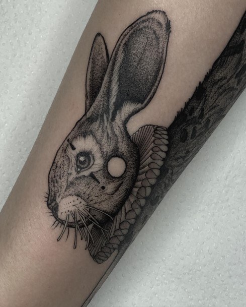 Great Bunny Rabbit Tattoos For Women