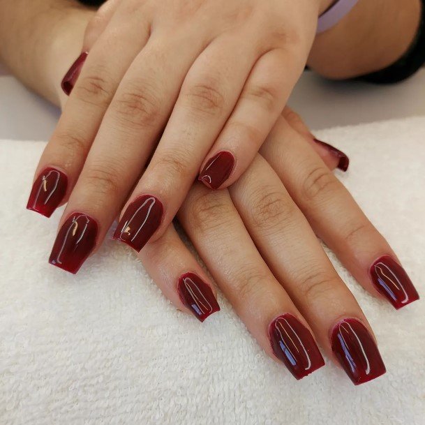 Great Burgundy Nails For Women