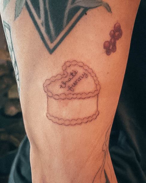 Great Cake Tattoos For Women