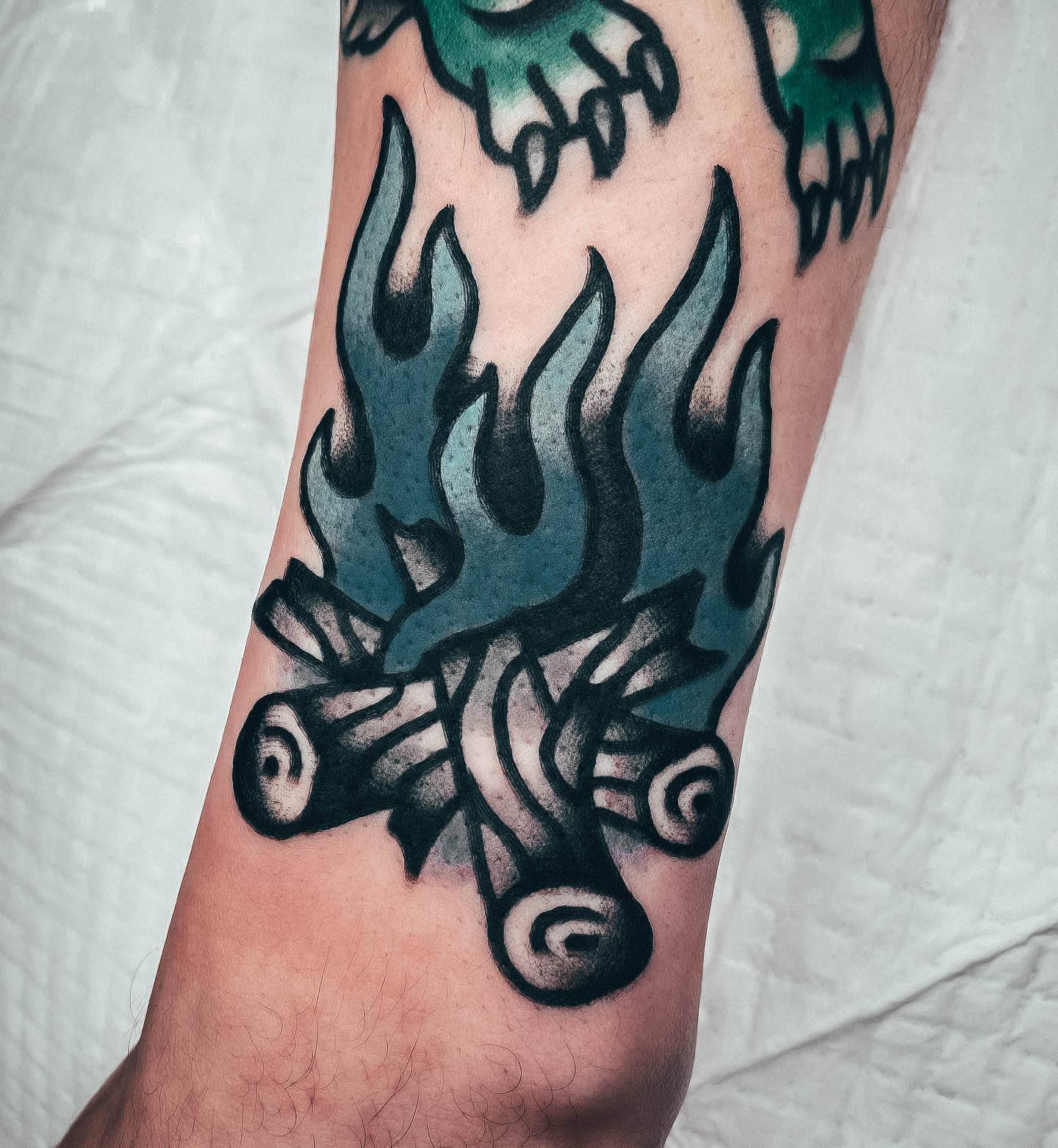 Great Campfire Tattoos For Women