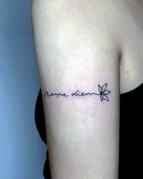 Great Carpe Diem Tattoos For Women
