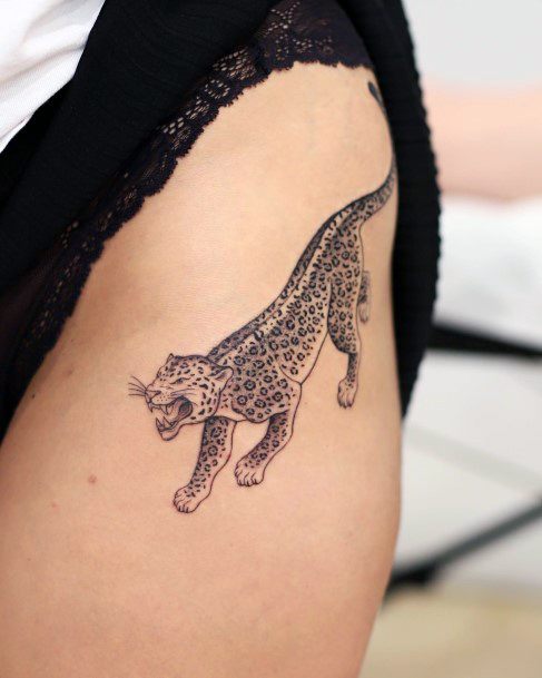 Great Cheetah Tattoos For Women