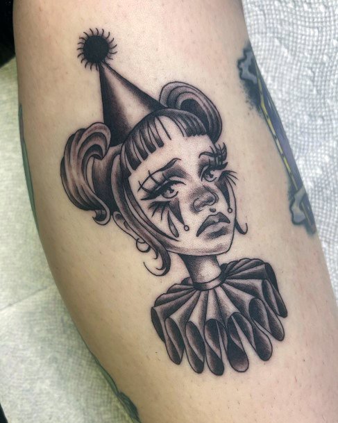 Great Clown Tattoos For Women