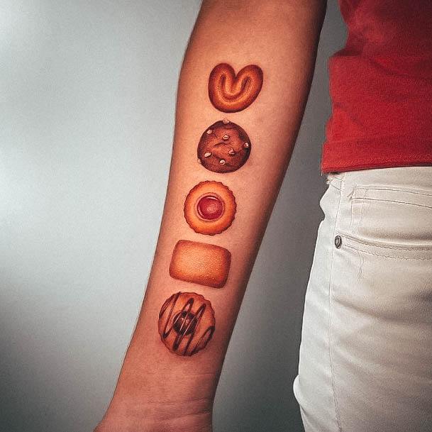 Great Cookie Tattoos For Women