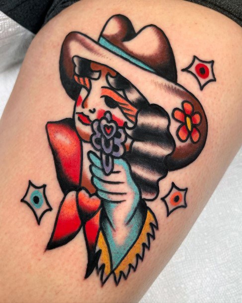 Great Cowgirl Tattoos For Women