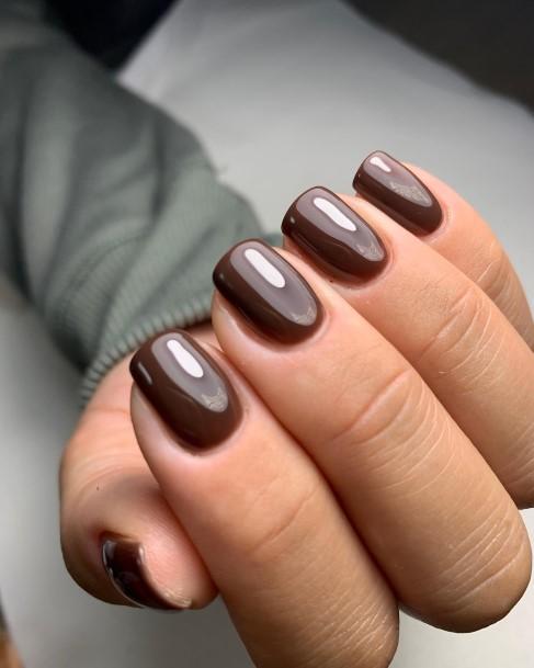 Great Dark Brown Nails For Women