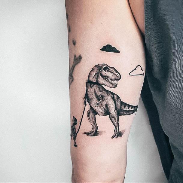 Great Dinosaur Tattoos For Women