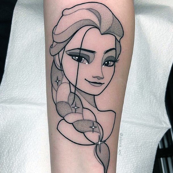 Great Elsa Tattoos For Women