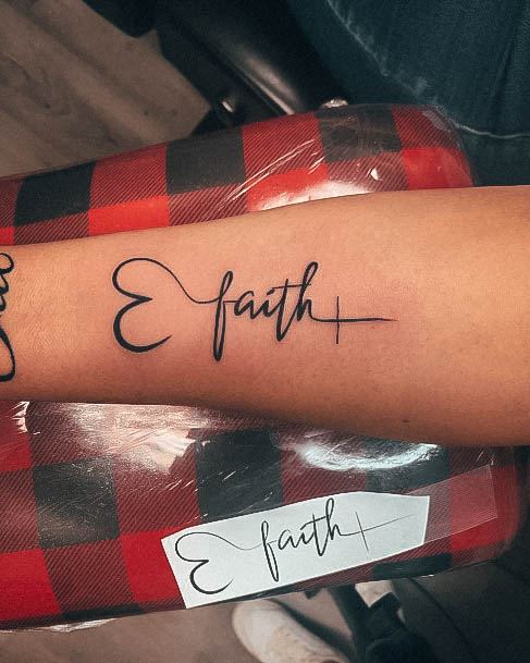 Great Faith Tattoos For Women