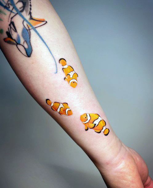Great Finding Nemo Tattoos For Women