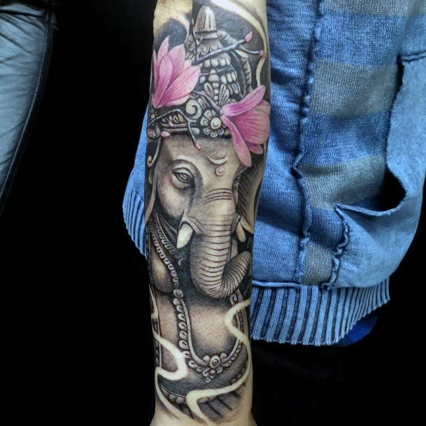 Great Ganesha Tattoos For Women