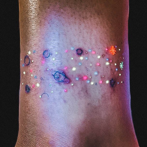 Great Glow In The Dark Tattoos For Women