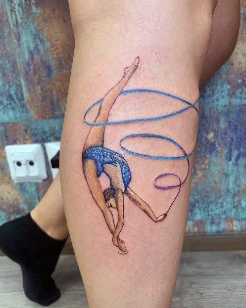 Great Gymnastics Tattoos For Women