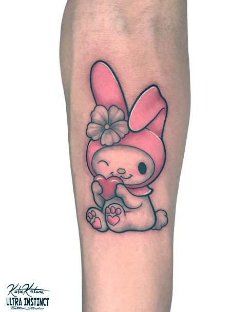 Great Hello Kitty Tattoos For Women